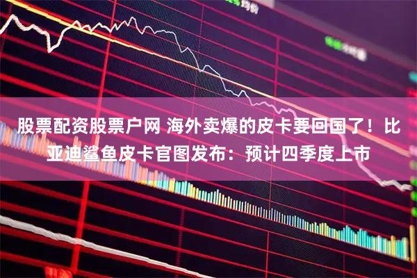 股票配资股票户网 海外卖爆的皮卡要回国了！比亚迪鲨鱼皮卡官图发布：预计四季度上市